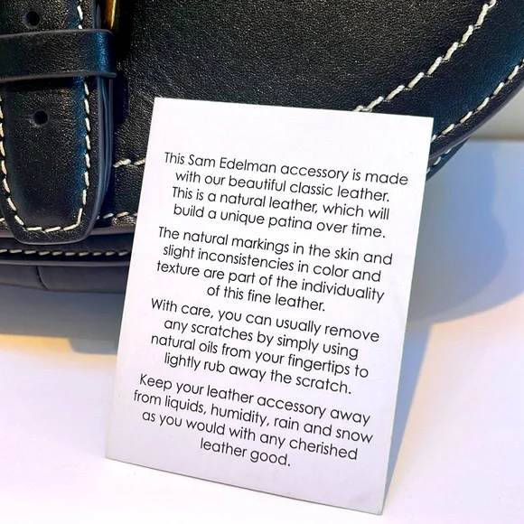 Sam Edelman Eden Leather Crossbody Saddlebag - Appears BRAND new! - Picture 10 of 10